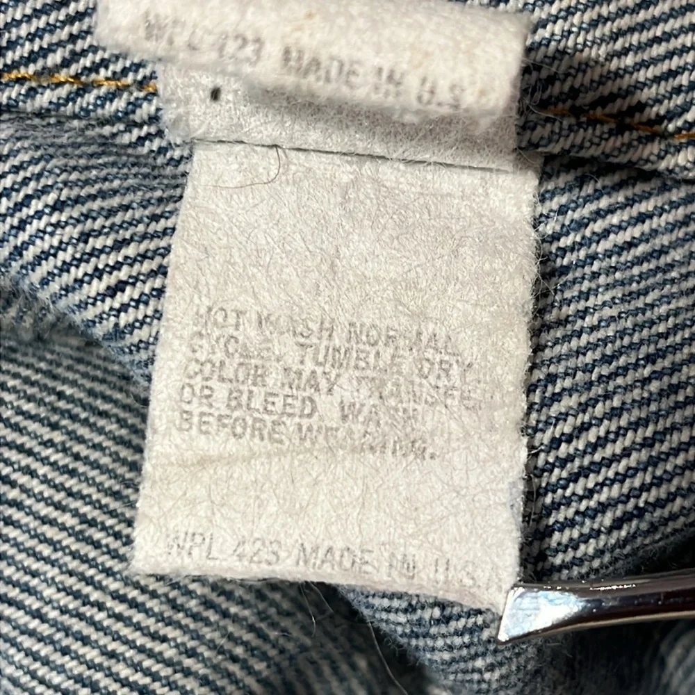 Vintage Levi's 70506 Type III Trucker Jacket USA Made 36 1980s